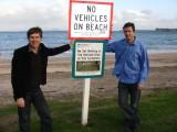 Wayne and John worked with Arkles Bay residents to successfully have a bylaw on set netting in Arkles Bay - making the beach safe for swimming, boaties and dolphins.